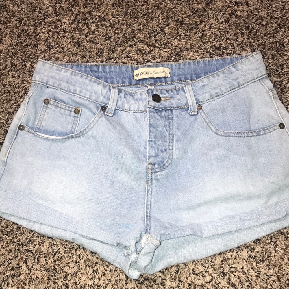 Rip Curl Light Blue Jean Shorts